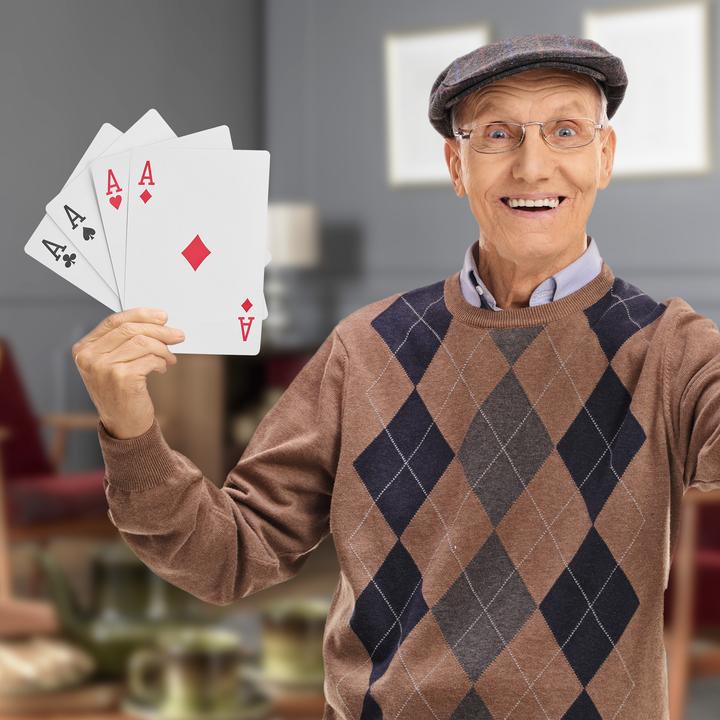 Produktbild Relaxdays Pokerkarten Jumbo (Deutsch)