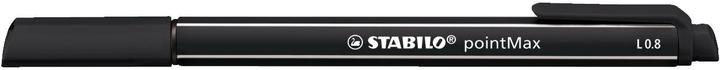 STABILO Stylos-feutres - pointMax - Pack de 10 - noir (Noir, 10 x)