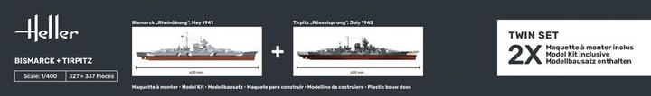 Image du produit Heller Bismarck + Tirpitz TWINSET