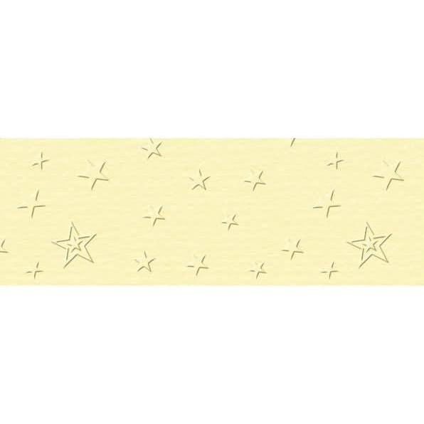 Ursus, Bastelpapier, Prägekarton Elegance 220g/qm 23x32cm VE=5 Blatt Sterne chamois (220 g/m², 5 x)