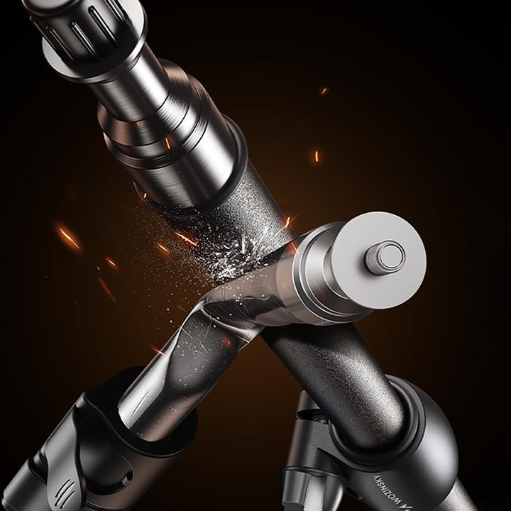 Image du produit Wozinsky WRLD-00Y1S Dreibein Stativ robustes Carbonstahl-Stativ 1,7m matt - schwarz (Carbone, Métal)