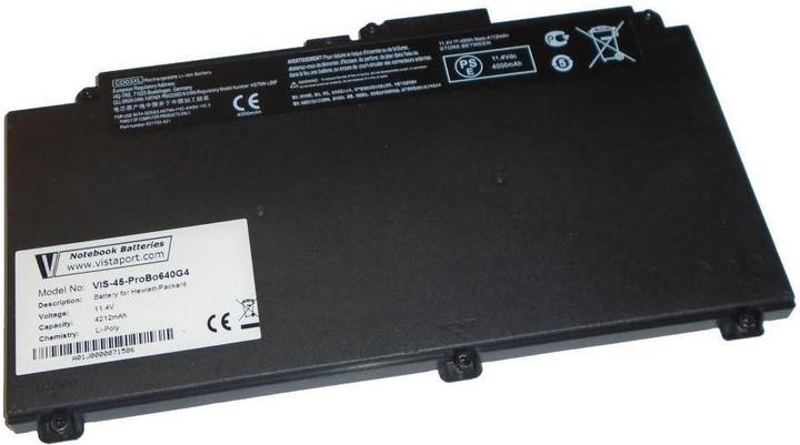 Immagine prodotto Vistaport Batteria per HP Probook 640 G4 645 G4 650 G4 (4 cubicoli, 4210 mAh)