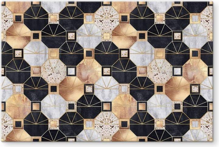 Actual product image Trenddeko Art Deco: gold and black (40 x 60 cm)