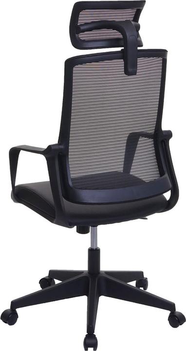Produktbild Swisshandel24 Bürostuhl, Drehstuhl Schreibtischstuhl, ergonomisch Kopfstütze, Kunstleder schwarz