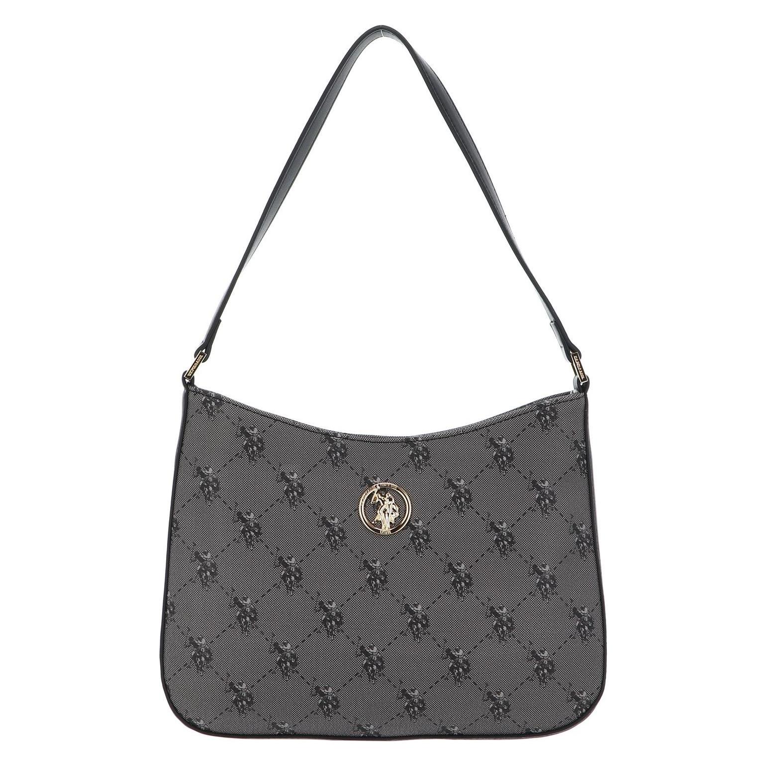 U.S. Polo, Damen, Handtasche, Hampton Hobo Bag, Schwarz