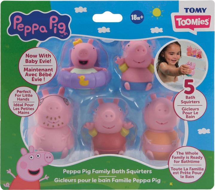 Produktbild Tomy Peppa & Familie Badespritzer