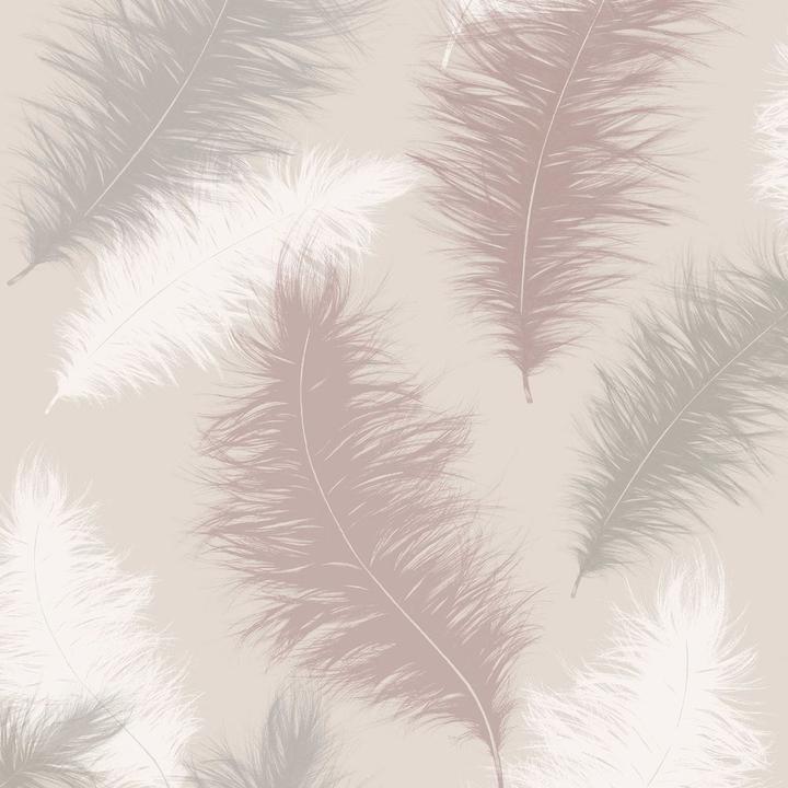 Actual product image Arthouse Sussurro Feather Wallpaper (50 x 1000 cm)