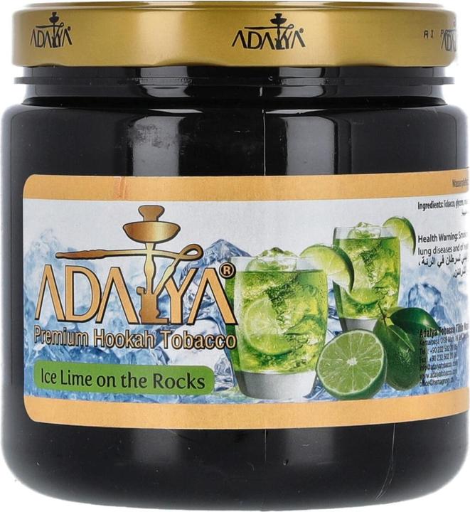 Image du produit Adalya Tabak Ice Lime on the Rocks 1kg (Citron vert, Menthe, menthol)
