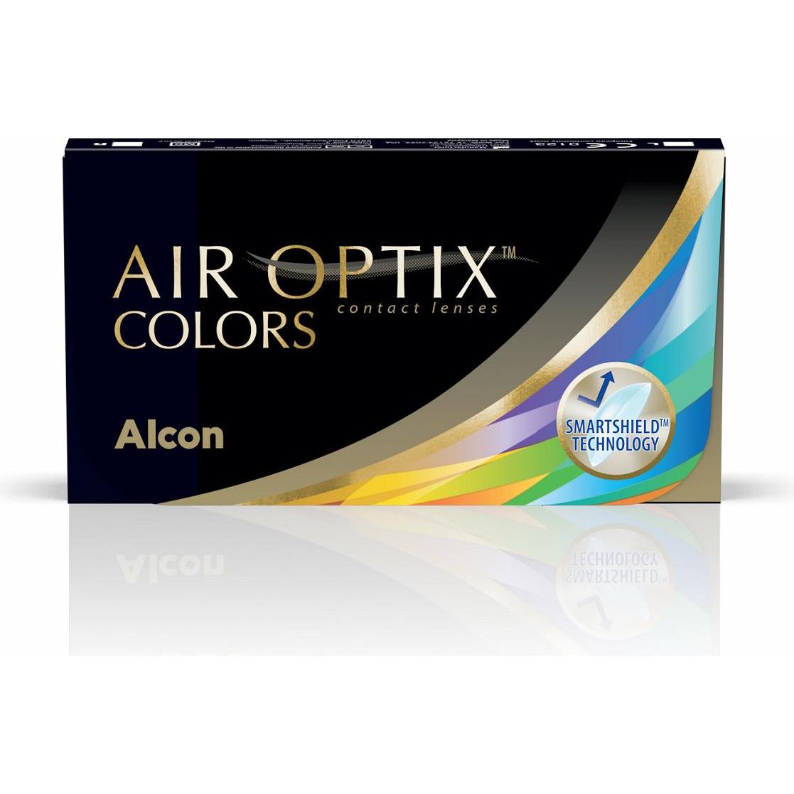 Air Optix, Farbige Linsen, COLORS, sphärisch (Sterling Gray)