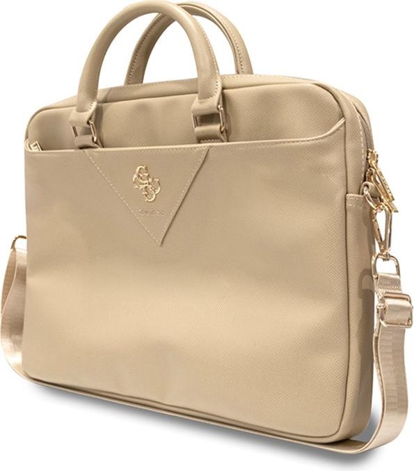 Image du produit Guess Torba GUCB15ZPGSTEGD 16" złoty/light gold Triangle 4G (16")