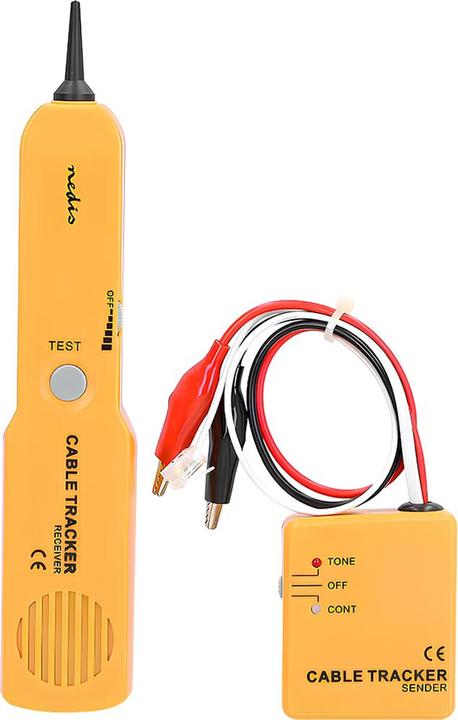 Actual product image Nedis PC and Multimedia Cable Tester PC and Multimedia Cable Tester Sound Generator LED Display Headphones