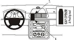Immagine prodotto Brodit 852840 Supporto per auto Ford Galaxy