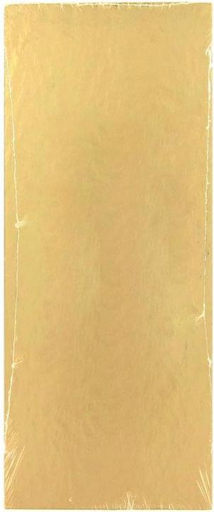 Actual product image Patisdécor Golden Cardboard Log - 35cm (5pcs)