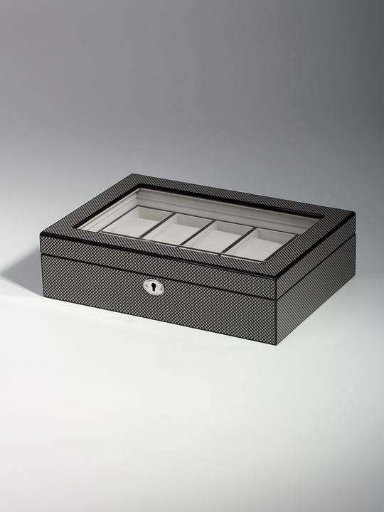 Actual product image Rothenschild Watch box RS-2071-10CA for 10 watches carbon