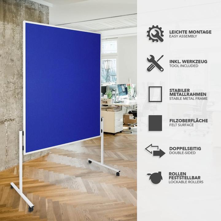 Immagine prodotto Office Marshal Filz-Moderationstafeln (120 x 150 cm)
