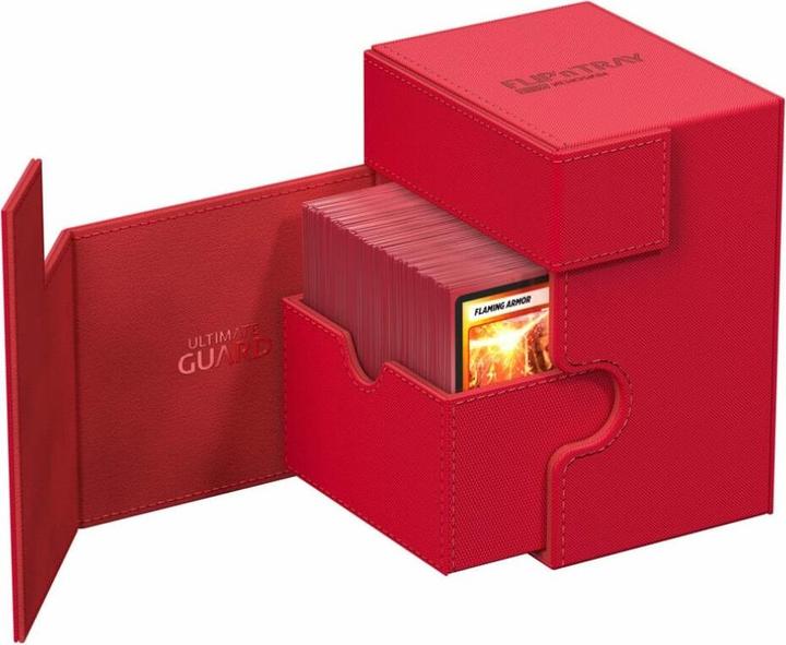 Actual product image Ultimate Guard Flip'n'Tray 133+ XenoSkin Rouge