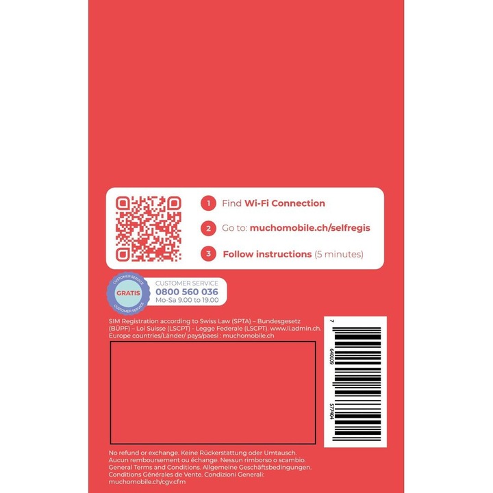 Image du produit BeeOne Carte SIM MUCHO Mobile Pack DUOMAXI