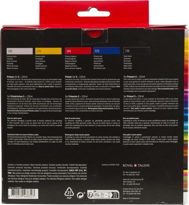 Image du produit Amsterdam Primary Set (120 ml)