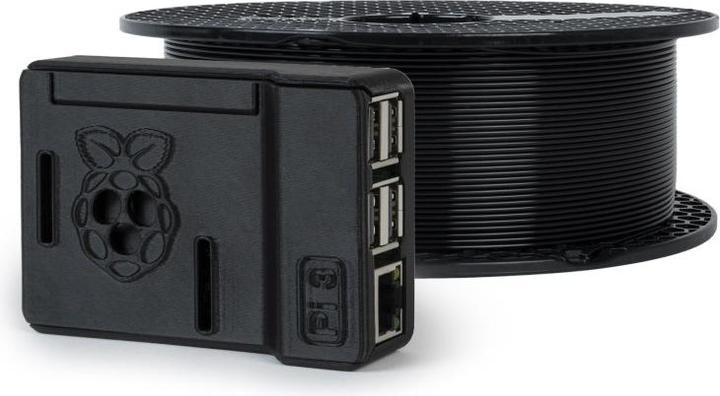 Produktbild Prusa Prusament PETG V0 Jet Black 1kg (PETG, 1.75 mm, 1000 g, Schwarz)