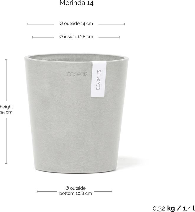 Produktbild Ecopots Morinda (14 cm)