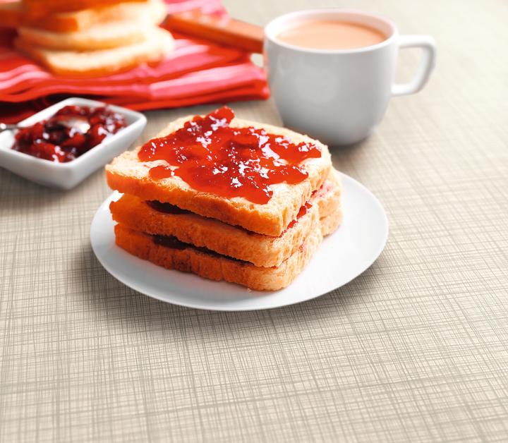 Actual product image DC Table Monte Carlo Sharon tablecloth 110 cm x 1.4 m, champagne (110 x 140 cm)