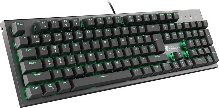 Actual product image Genesis NATEC NKG-0947 mechanical THOR 300 US, Green Backlight, USB, US layout (US, Cable)