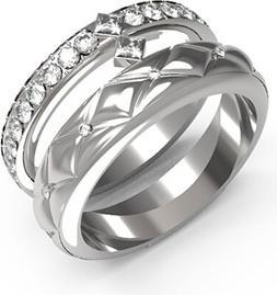 Actual product image Guess - Steel Ring with Crystals Stylish JUBR04586JWRH - Circuit: 50 mm (50)