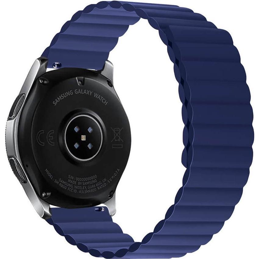 Thumbnail - Cover-Discount Armband mit Magnetschlaufe (Silikon, Galaxy Watch 5 Pro, Galaxy Watch 5 (40mm)), Uhrenarmband, Blau