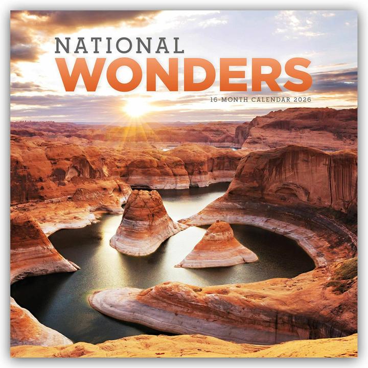 Immagine prodotto National Wonders - Wunder der Welt 2026 - Wand-Kalender (Inglese)