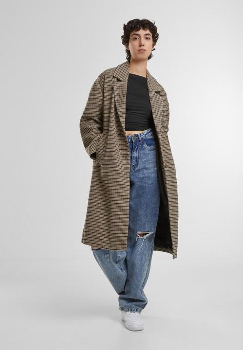 Actual product image Urban Classics Oversized Plaid Coat