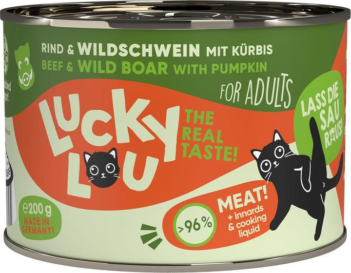 Immagine prodotto Lucky Lou Cibo umido per gatti (Adulto, 1 pz., 246 g)