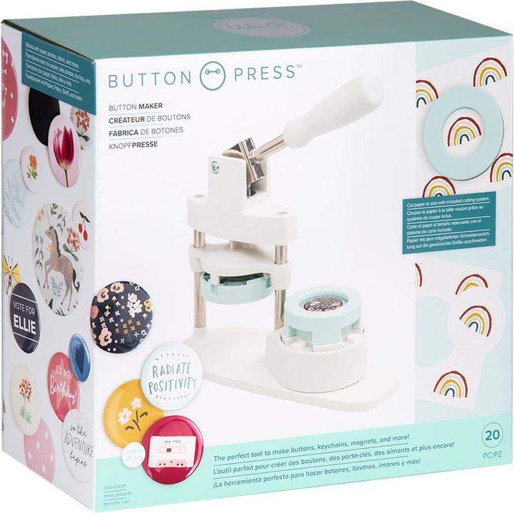 Actual product image We R Memory Keepers Button press