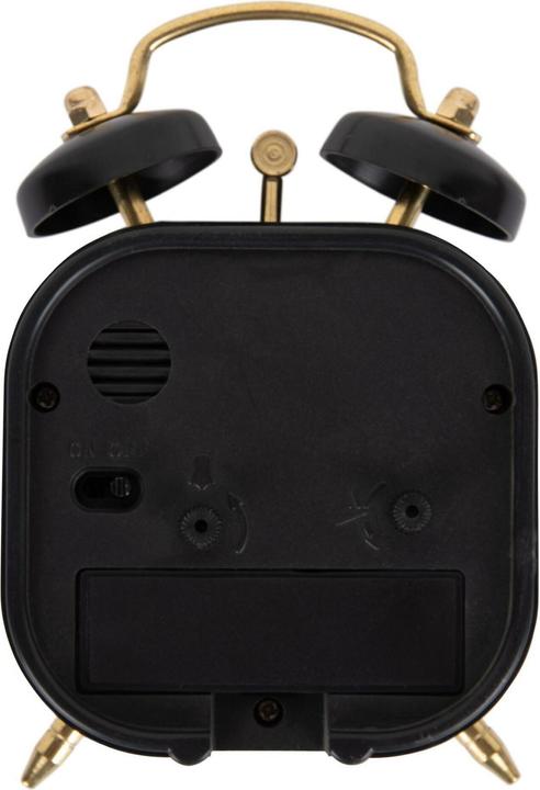 Produktbild Karlsson Klassischer Wecker Metallic Glam square Black