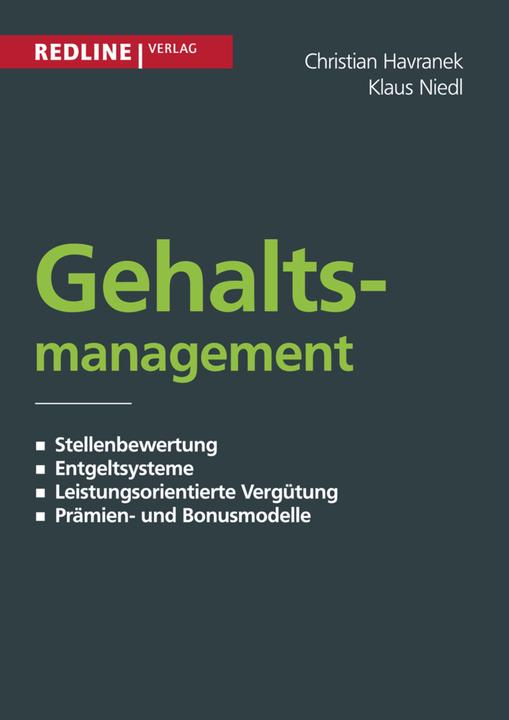 Produktbild Gehaltsmanagement (Deutsch, Christian Havranek, Klaus Niedl)