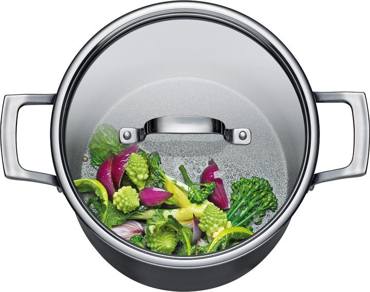 Immagine prodotto Spring Set di pentole Meridian Intense Pro da 4 pezzi con coperchi di vetro (24 cm, Set di pentole e padelle da cucina, Alluminio)