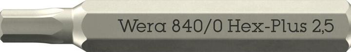 Productafbeelding Wera 840 Micro Bits Hex-Plus 2,5 x 30mm (Inbus)