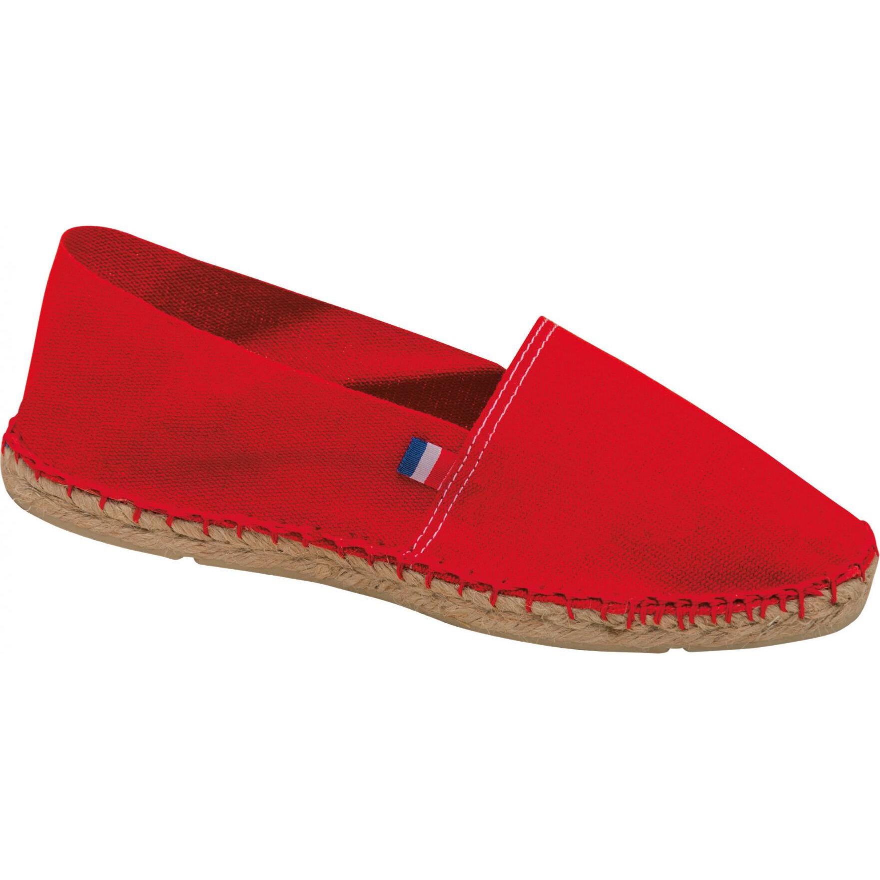 Kariban, Herren, Espadrilles, Made in France, Rot, (38)
