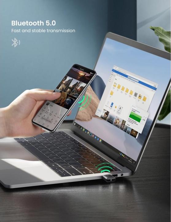 Immagine prodotto Ugreen Bluetooth 5.0 USB Adapter (Trasmettitore e ricevitore)