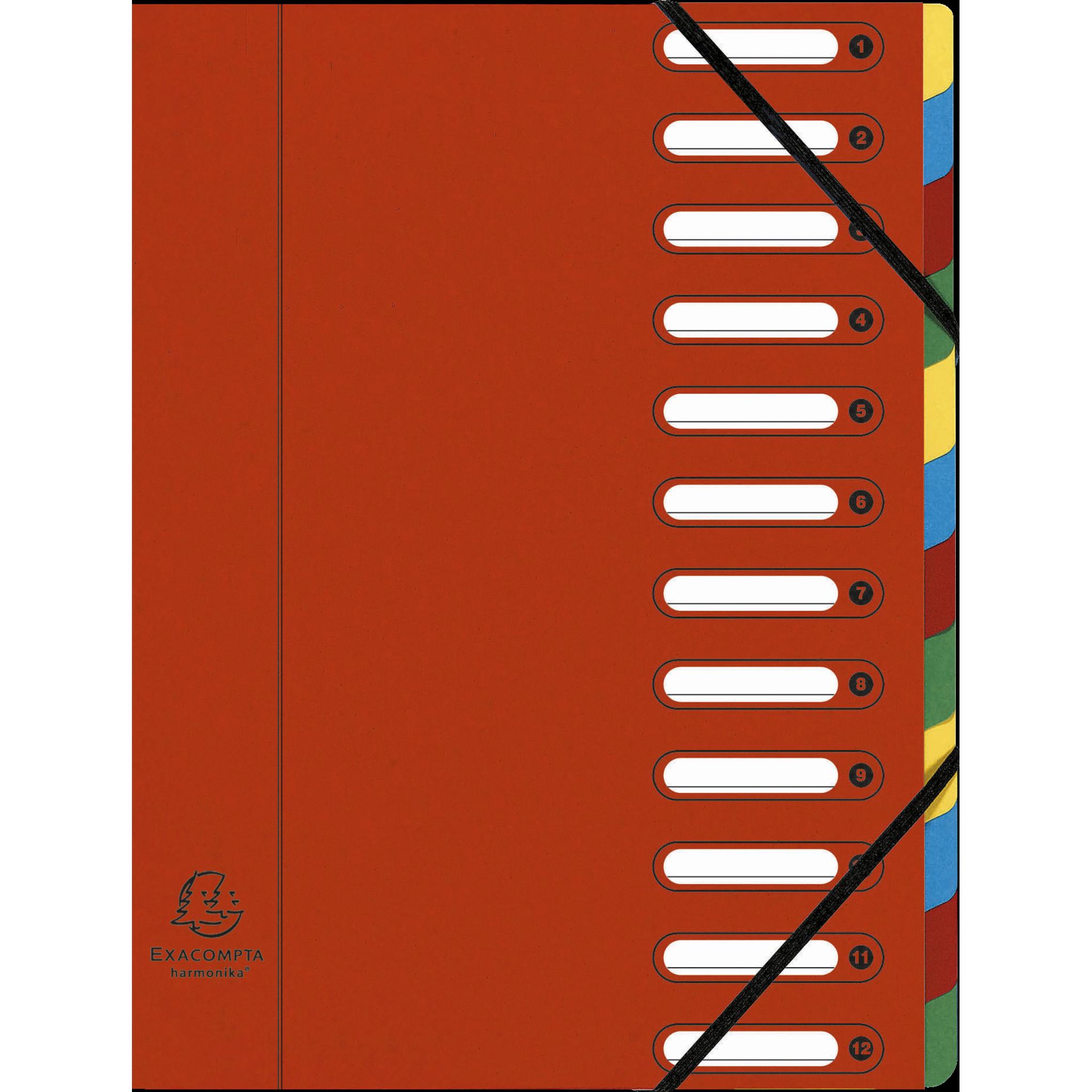 Exacompta, Mappe, HARMONIKA - Ordnungsmappen A4 (A4, 1 x)