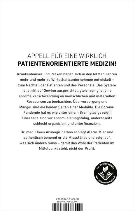Image du produit Der verlorene Patient (Allemand, Umes Arunagirinathan, 2020)