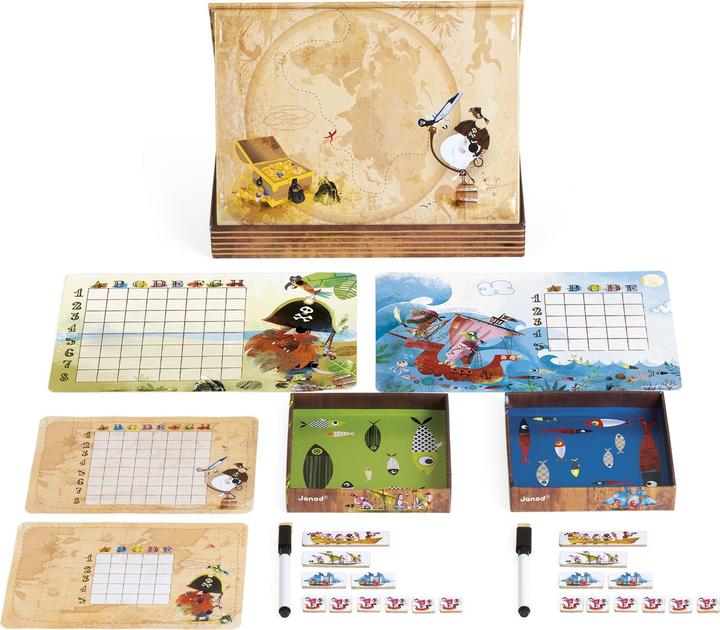 Image du produit Janod Les pirates de la bataille navale (Français)