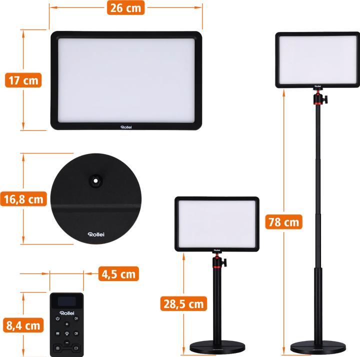 Produktbild Rollei Lumis Key Light Pro (Videoleuchte)