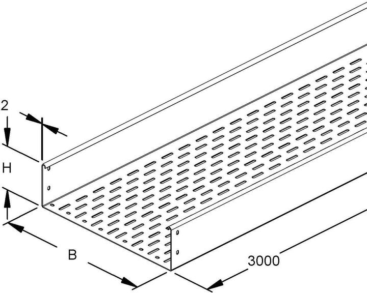 Image du produit Niedax Chemin de câbles (300 cm)