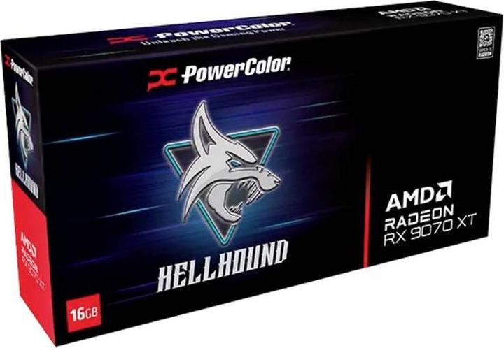 Produktbild Powercolor Radeon RX 9070 XT OC Hellhound (16 GB, GDDR6)