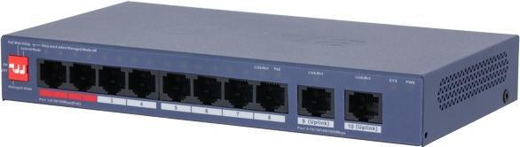 Produktbild NoName Dahua 8-Port PoE Switch CS4010-8ET2GT-110 (8 Ports)