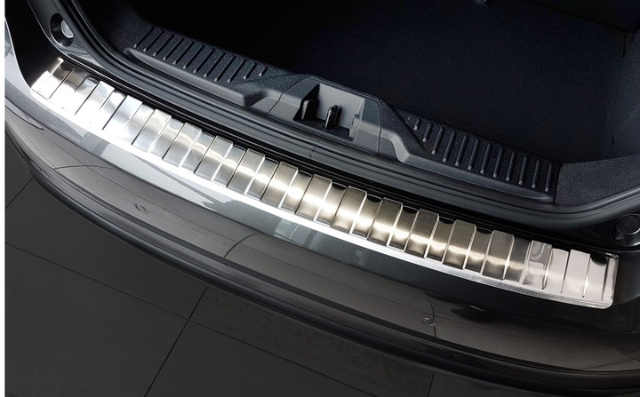 Actual product image Avisa Stainless steel bumper protection for Ford Fiesta from 2017 until today (Rear)