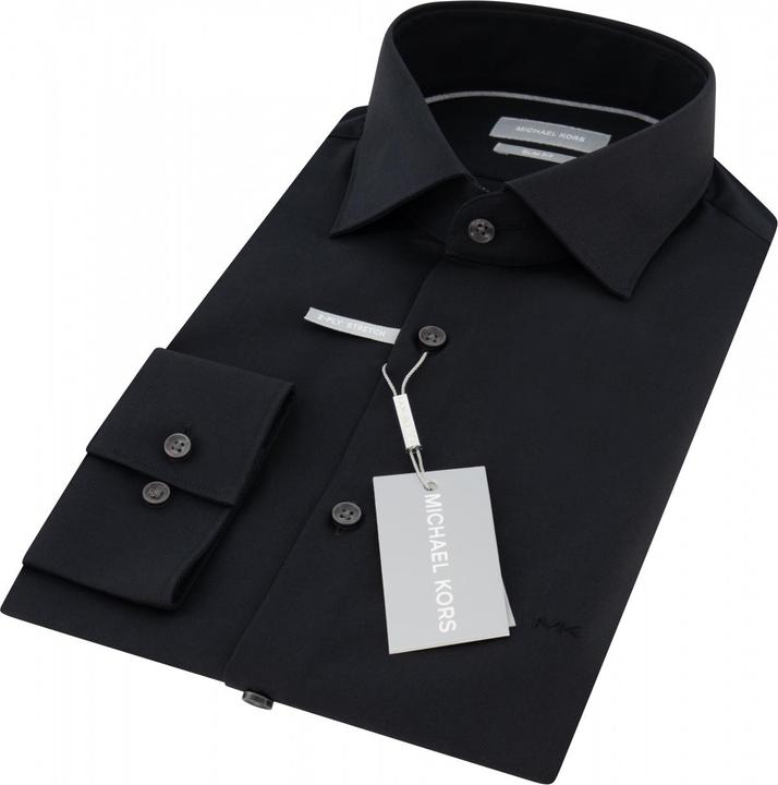 Actual product image Michael Kors slim stretch poplin shirt (39)