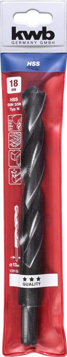 Actual product image kwb HSS Twist Drill with turned shank, ø 18.0 mm (18 mm)