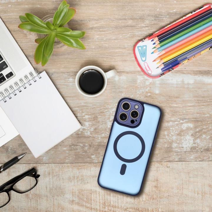 Produktbild 4Kom Back panel cover OEM VARIETE MAG COVER Case compatible with MagSafe for SAMSUNG A26 navy blue (Samsung Galaxy A26)