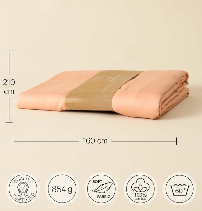 Image du produit Esmée Thia Soft Peach, 160 x 210 cm (Housse de couette, 160 x 210 cm)